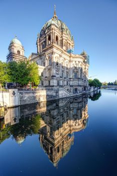 The Berliner Dom and the river Spree