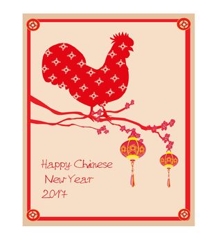 year of rooster design for Chinese New Year celebration