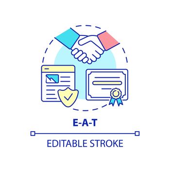 EAT concept icon