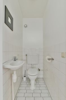 Bright minimalistic bathroom