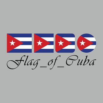 Flag of Cuba nation design artwork