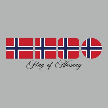 flag of norway nation design artwork 