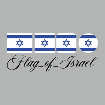 Flag of Israel nation design artwork