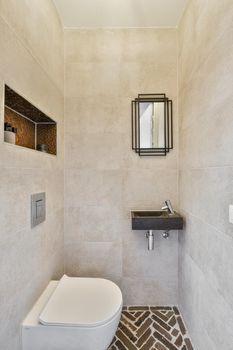 Bright minimalistic bathroom
