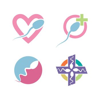 Sperm logo illustration