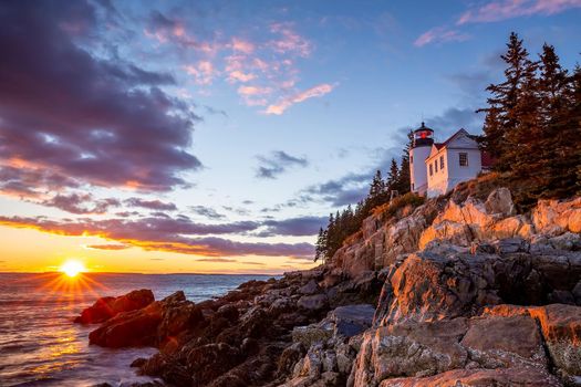 Bass Harbor Lighthouse in Maine