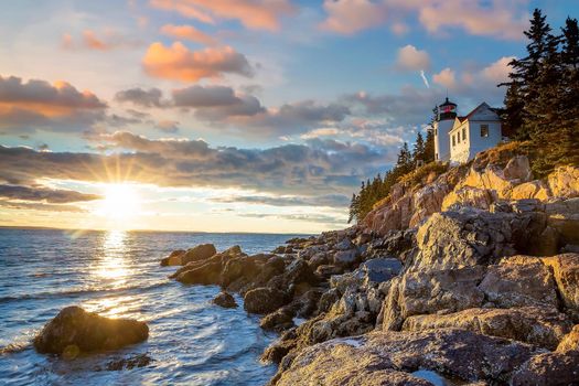 Bass Harbor Lighthouse in Maine