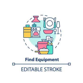Find equipment concept icon