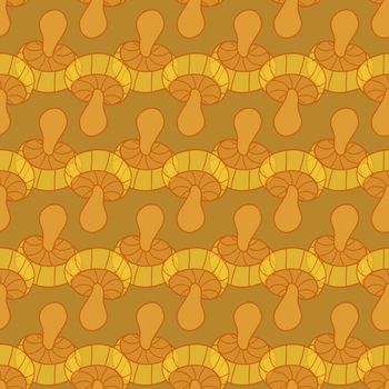 Abstract mushroom vector repeat pattern illustration design