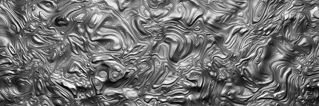 Silver metal background. Brushed metallic texture. 3d rendering