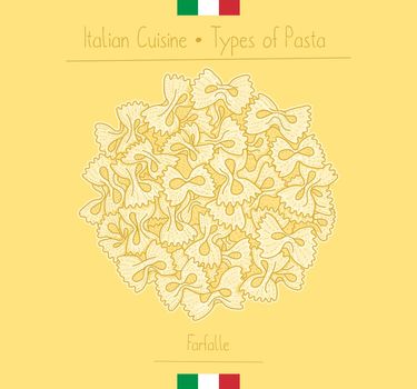 Italian Food Bow Tie Farfalle Pasta