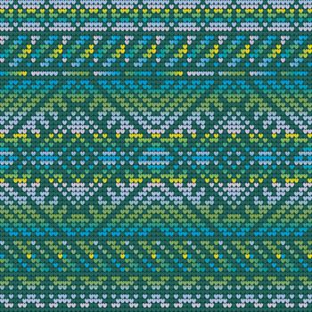 Gradient Seamless Pattern of Christmas Ugly Sweater