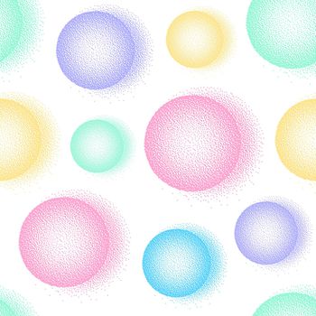 Pattern with colorful balls.