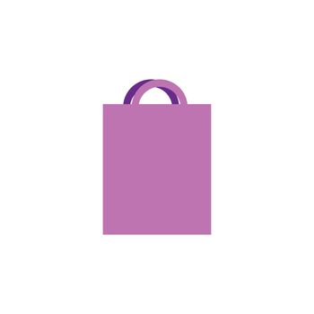 Shopping bag icon logo free vector 
