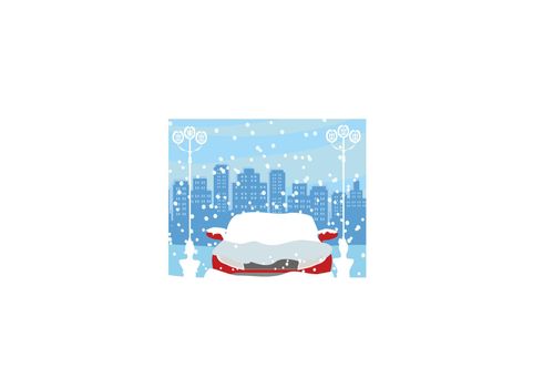 Car Stuck In The Snow