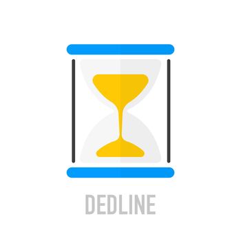 Deadline icon. Time management business concept. Clock icon.
