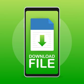 Progress bar of file copying. Download file.