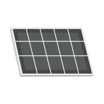 Solar panel semi flat color vector object