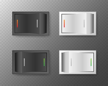 Switch, great design for any purposes. Web icon set. Realistic vector illustration.