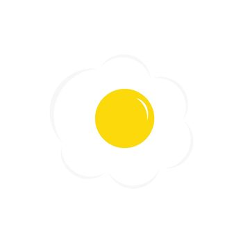 Egg icon logo vector design