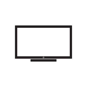 TV icon logo vector