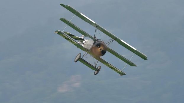 Fokker Dr.I Triplane World War 1 fighter aircraft of von Richthofen Red Baron