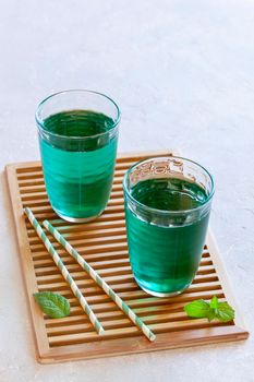 Diabolo mint popular french non-alcoholic cold drink