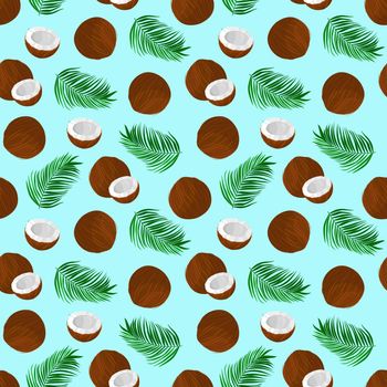pattern with coconut