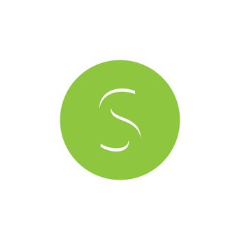 Letter S icon logo vector
