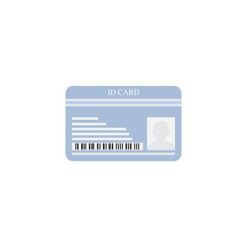 ID card icon logo vector 
