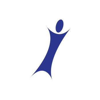 people logo stock illustration design
