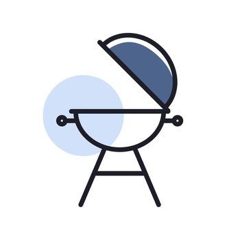 Grill barbeque cookout vector icon