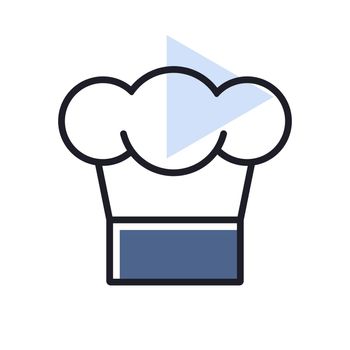 Chef Cooking cap vector icon
