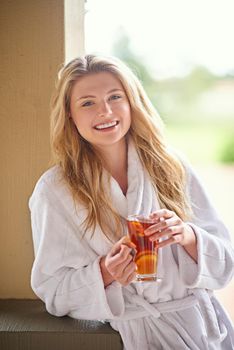 Relaxation at its best. Shot of a young woman enjoying a day at the spa.