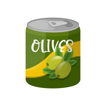Container with olives