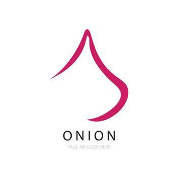 Onion Icon logo vector 