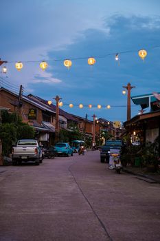 Koh Lanta Thailand, old town of Koh Lanta during dusk sunset