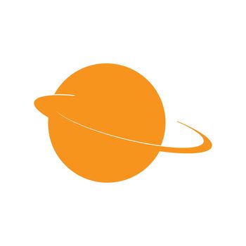 Planet icon logo vector