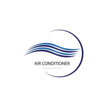 Air conditioner icon logo vector 