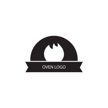 Oven icon logo vector