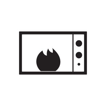 Oven icon logo vector