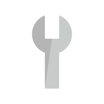 Modern spanner wrench icon. Adjustments and settings. Vectors.