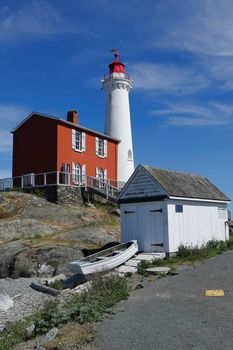 Historic Fisgard Lighthouse in Victoria BC.
