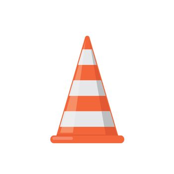 traffic cone icon vector illustration design template