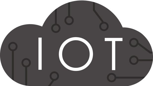 Internet things logo. IoT concept. Vector.