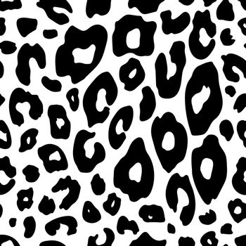 Leopard skin seamless pattern.