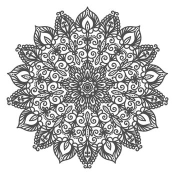 Decorative vector pattern mandala.