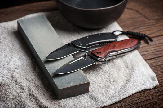 pocket knife maintenance and sharpening