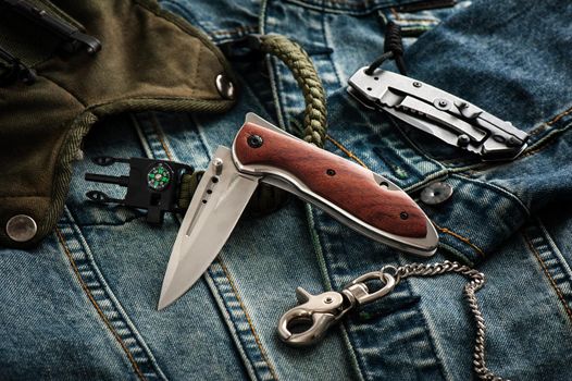 folding knife and other EDC for men