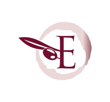 Grape Vine Initial Letter E